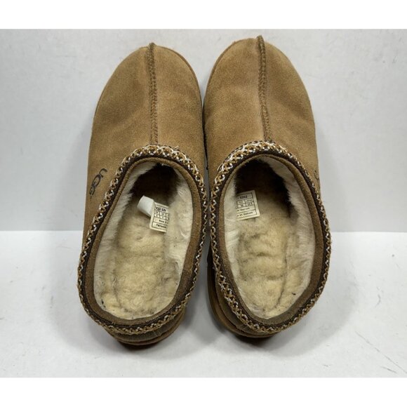 Ugg Tasman Slippers Chestnut Casual Suede Slip On 5252 Kids Size 6 Shoes - Picture 7 of 8
